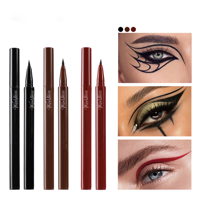 Eyeliner liquide longue tenue pour un maquillage rapide pour dames avec formule waterproof