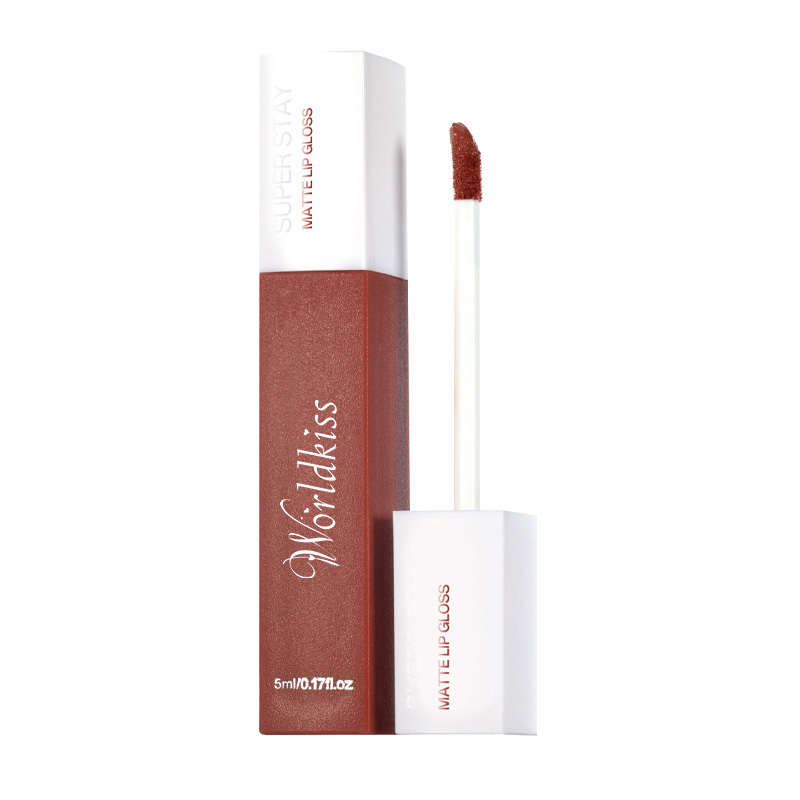 Gloss à lèvres mat pour le maquillage avec une fonction imperméable et durable
