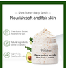 OEM Niacinamide Gommage corporel éclaircissant Exfoliant Hydratant Gommage au beurre de karité Fabricant Fabrication sous contrat Étiquetage privé