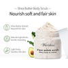 OEM Niacinamide Gommage corporel éclaircissant Exfoliant Hydratant Gommage au beurre de karité Fabricant Fabrication sous contrat Étiquetage privé