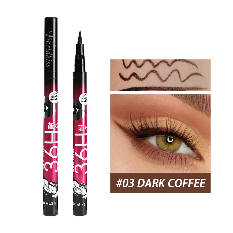 Stylo eye-liner liquide à dessin lisse, pour Salon de beauté professionnel