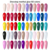 Ensemble de vernis à ongles gel paresseux 3 en 1 15 ml | Couleur nourrissante longue durée