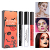 Gloss hydratant à haute teneur en pigments pour le maquillage des fêtes avec une texture légèrement humide et lisse