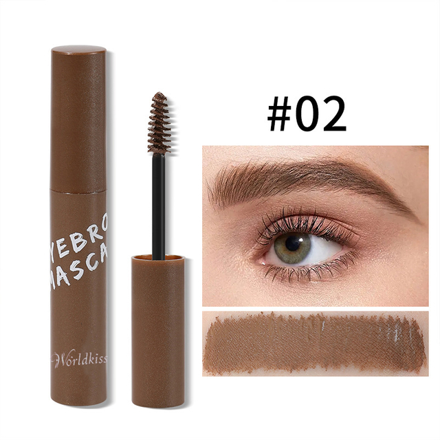 Le mascara pour sourcils sans flocons avec formule anti-taches crée un maquillage longue durée