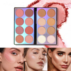 Palette de fards à paupières multifonctions appliquant également du fard à joues et mettant en évidence pour un maquillage professionnel