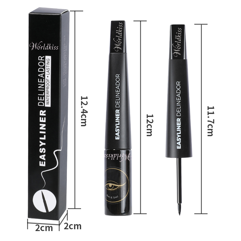 Eyeliner imperméable à séchage rapide en 3 secondes et Anti-halo, cosmétique pour un maquillage longue durée