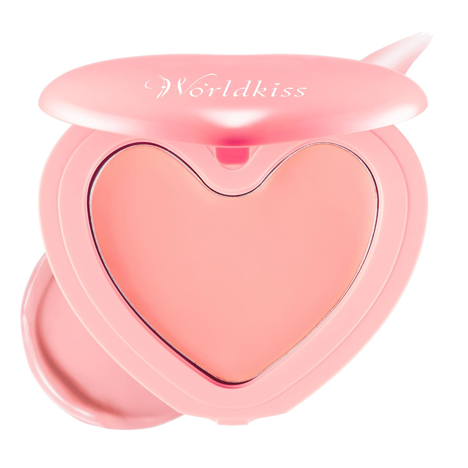 Blush crème en forme de cœur | Semi-mat longue durée, constructible
