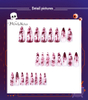 Presse de graffiti de sang d’Halloween sur les ongles – Bouts d’ongles en acrylique à talons hauts longs